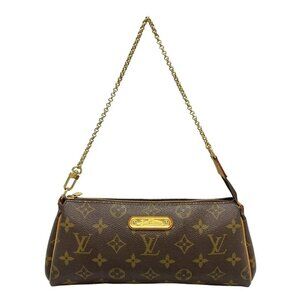 Louis Vuitton Handbag Monogram Leather Gold)